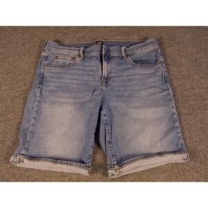 GAP Denim Women's 9 Bermuda Shorts Light Wash Casual Everyday Size 14 32 #1896